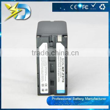 Best promotional for digital camcorder battery NP F970 F960 battery
