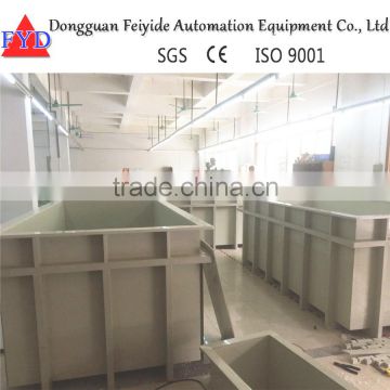 Feiyide Anti-corrosion PP Electroplating Tank/ Plating Tank/ Rinse Tank