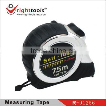 Nylon coating Measuring tape with self lock