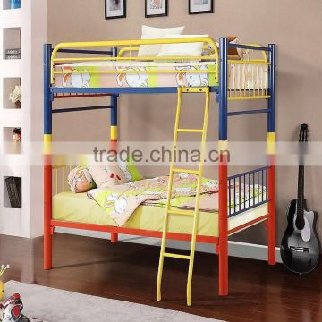 Fancy Colors bedroom Metal Steel double bed layers bunk bed furniture