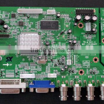TFT TV screen driver board with RGB HDMI USB DVI funtion