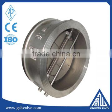 stainless steel cf8m water line wafer check valve