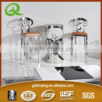 01#wholesale gold stainless steel commercial bar stool