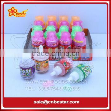 Toy Gas Tank with Sour Powder Candy Fruity Flavor