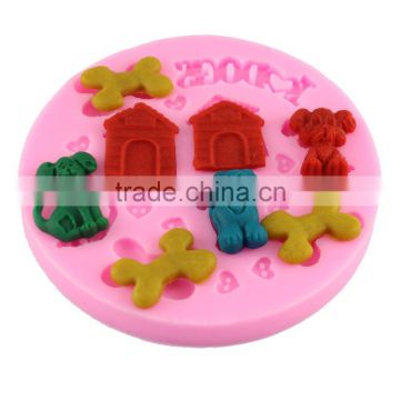 silicone cake mold Chocolate Mold DIY baking tools baking mold - pet dog taobao 1688 agent