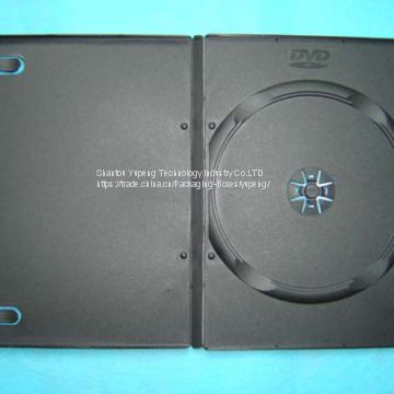 9mm pp rectange storage blank dvd case dvd box dvd cover single black good quality cheap price (YP-D804H)