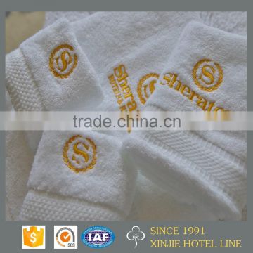 Turkish towel sets for hotel , spa & home with Embroidery hotel towel