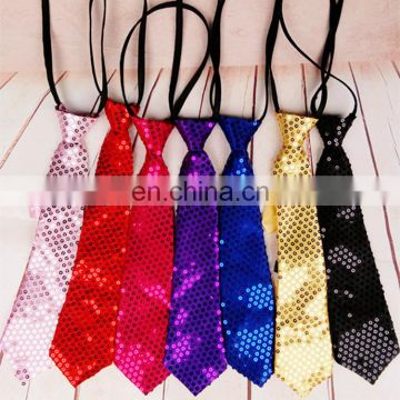 colorful party adult Sequins Jazz neck tie