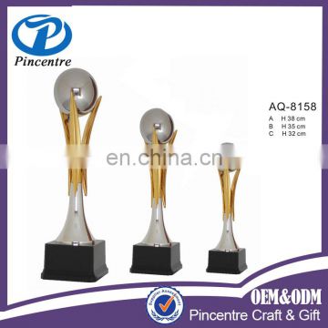 wholesale custom electroplating soccer awards metal football sport trophy made in china