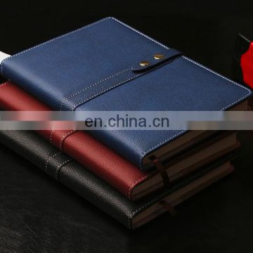 Leather hardcover business notebook