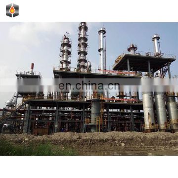industrial duplex used oil vacuum atmosphere distillation column plant