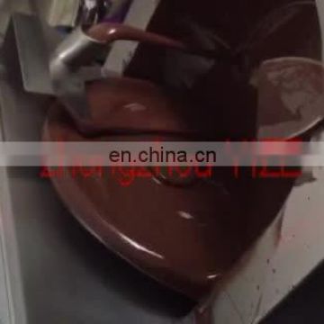 handicraft chocolate melting tempering pouring tank machine with vibration table