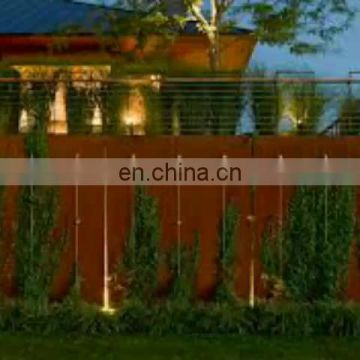 High quality laser cut corten steel wall panel price for building facades
