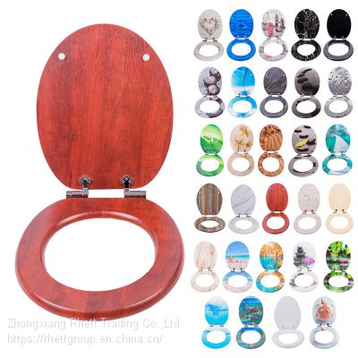 Round and Elongated Soft Close MDF Toilet Seats