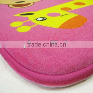 pink design bath mat non slip