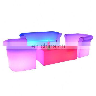 LED single futon night and day sofa beds