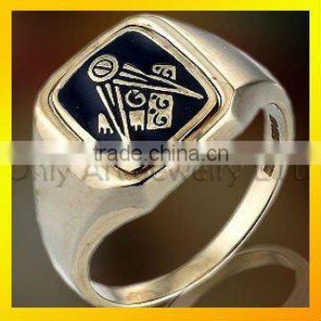 2012 new design fahsion enamel masonic ring ,freemasonic jewelry