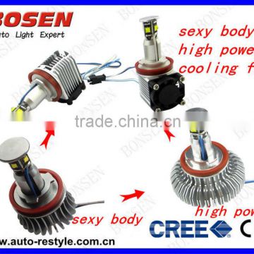 car accessory kit Angel Eye H8 LED 40W CREE E87 E92,E93,E70,E71, E60 E61 E63 E64 high power sixxy body