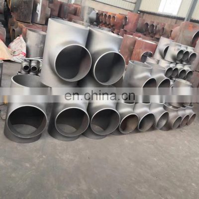 Wholesale high quality pipe fittings equal diameter tee seamless pipe fittings