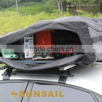Roof Rack Rail Bars Car Roof Top Box Soft Cargo Bag 375 Litre Easy Fitting