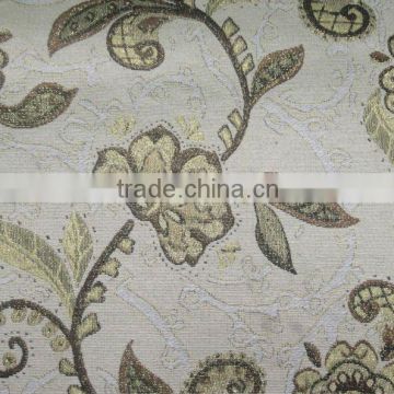 Arab Yarn Dyed Polyester&Cotton Flower Fabric for Bedding DMF-0108 White