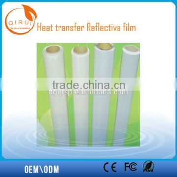 Multi size plastic reflective film for heat transfer