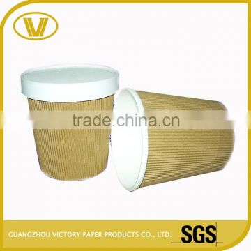 hot disposable paper microwave soup cup and disposable soup cup with beautiful logo