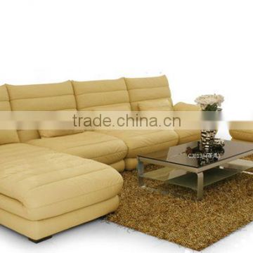 2013 European Design Sectional Corner Sofa, Full Aniline leather Sofa down filled sectional sofas 9079-17