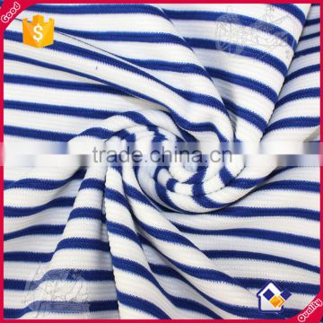 35%Cotton 60%polyeater 5%spandex Fabric Wholesale, Cheap Stripe Fabric for Garment Wholesale