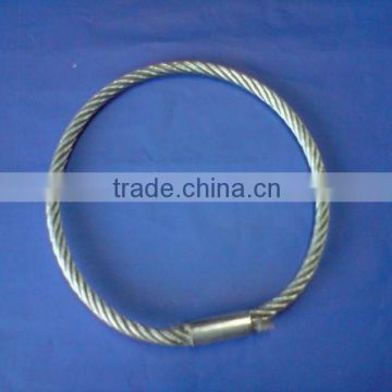 Soft endless stainless steel wire rope sling