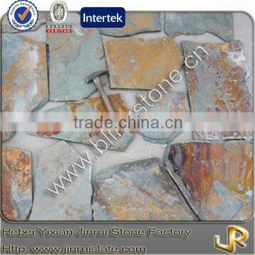 Rusty slate stone for wall cladding