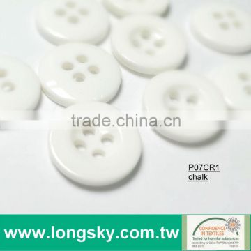 (#P07CR1-20L) 15mm fashion dyeable wholesale decorative 4 hole round sew garment button