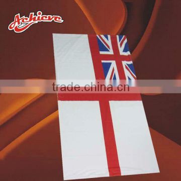 White custom beach/hotel towel with British flag