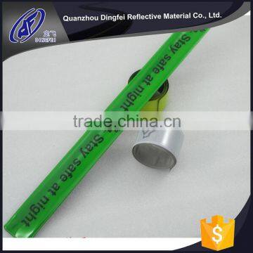 china wholesale merchandise hot sell personalized pvc reflective slap bands