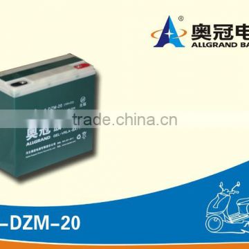 12v 20ah Battery for floor cleaning machine/e-bike/ scooter/ UPS