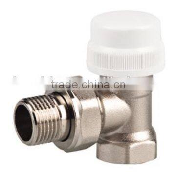 Angle Radiator Valves Nickel Lockshield