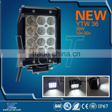 4 rows morsun 2500lm4 inch led light bar with reflector