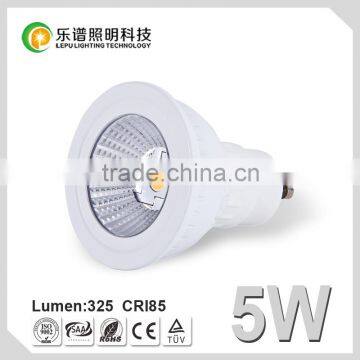 High quality supper dimming led cob gu10 dimmable 5w 2700K CE Rohs 110v 220v