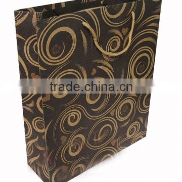 high grade large size hand bag with stripe pattern