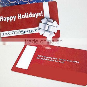 high quality plastic gift cards