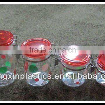 kitchen canisters plastic for family food storage