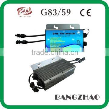 200W small on grid system 15-60VDC Grid Tie Smart Microinverter