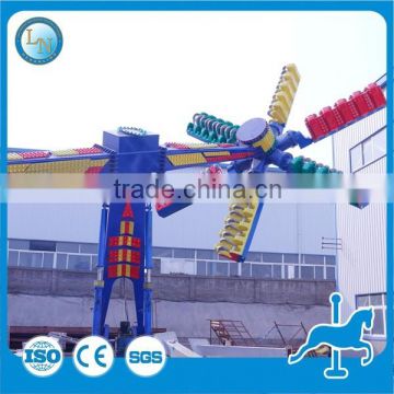 New thrill games speed windmill ride!!! Amusement park games top scan ride for sale
