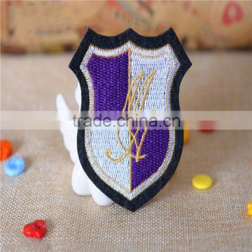 Custom made hot selling 3D embroidry patches for garment
