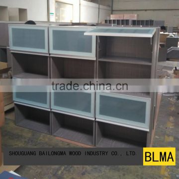 Glass door kitchen cabinets made in china