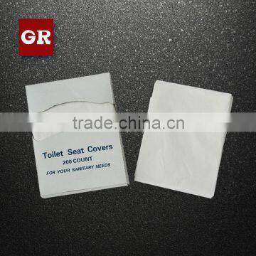1/4 disposable paper toilet seat cover