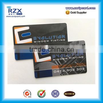 Superb artwork CR80 13.56MHz plastic PVC smart RFID card