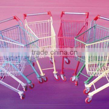 kids metal shopping cart trolley for child size