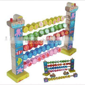 wooden abacus,kids calculate toys