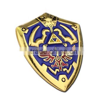 Legend of Zelda Hylian Triforce Mini Shield Hat Tie Tack Jacket Vest Lapel Pin